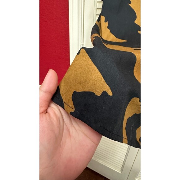 Who What Wear Printed Balloon Sleeve Midi Length Dress Size M - Picture 3 of 4